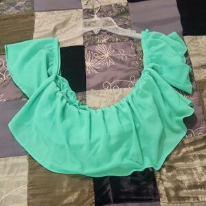 Shop17 Drop Sleeve Crop Top